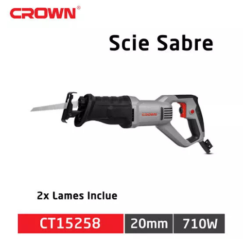 SCIE SABRE CROWN CT15258 710W PLUS 2 LAME INCLUE